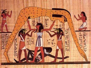Nut, diosa egipcia del cielo
