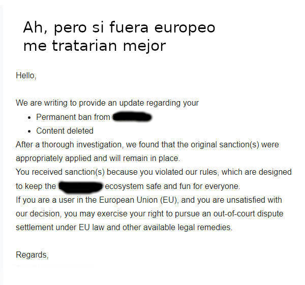 me censuraron