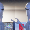 extraterrestres discutiendo